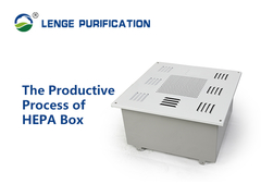 중용접과 695 × 695 × 250 스테인레스 강 HEPA 박스